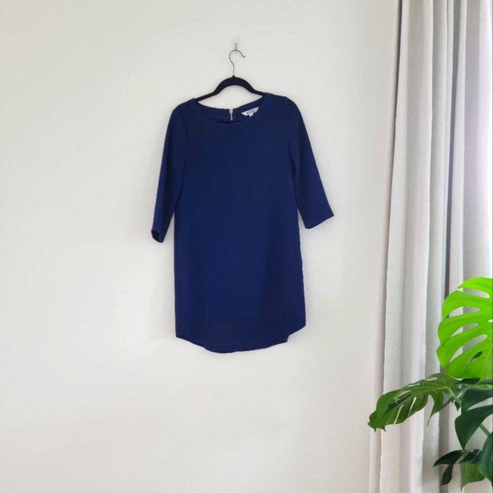 BB Dakota Deep Blue Long Sleeve Dress
